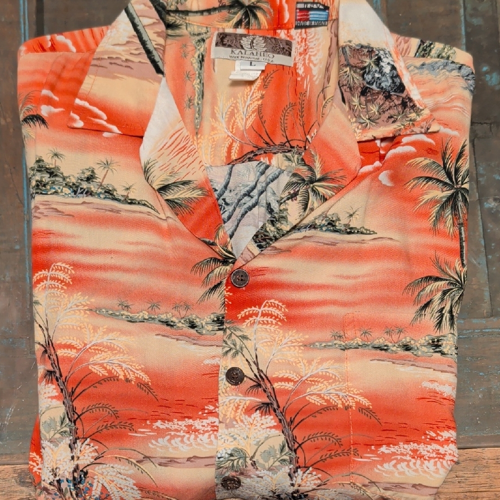 Kahala Men's Tropical Sunset Shirt